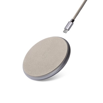 Купить Беспроводная зарядка для iPhone | Samsung Decoded FastPad Wireless Charger Grey | Silver по лучшей цене в Украине 🔔 ,  наш интернет - магазин гарантирует качество и быструю доставку вашего заказа 🚀