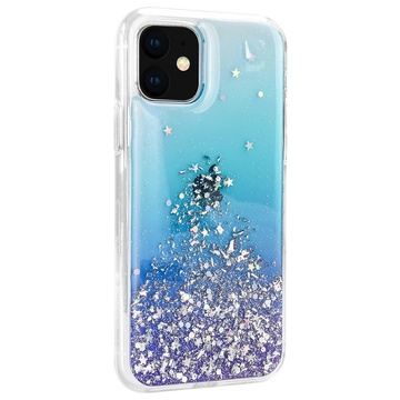 Купити Чохол з блискітками SwitchEasy Starfield Crystal синій для iPhone 11 за найкращою ціною в Україні 🔔, наш інтернет - магазин гарантує якість і швидку доставку вашого замовлення 🚀