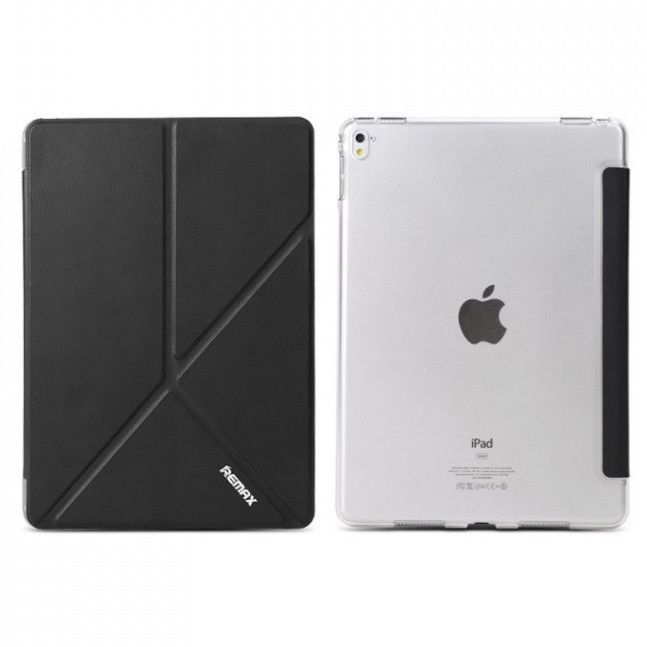 Купить Чехол Remax Leather case Transformer для iPad Pro 12,9" (2015/2016/2017) black по лучшей цене в Украине 🔔 ,  наш интернет - магазин гарантирует качество и быструю доставку вашего заказа 🚀