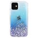Чохол з блискітками SwitchEasy Starfield Crystal синій для iPhone 11