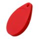 Силиконовый брелок с карабином iLoungeMax Water Droplets Silicone Case Red для Apple AirTag