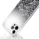 Силиконовый чехол с блестками iLoungeMax Glitter Silicone Case Black для iPhone 13 Pro Max