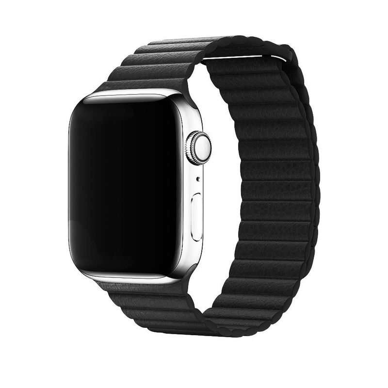 Купити Ремінець oneLounge Leather Loop Black для Apple Watch 44mm | 42mm SE| 6 | 5 | 4 | 3 | 2 | 1 OEM за найкращою ціною в Україні 🔔, наш інтернет - магазин гарантує якість і швидку доставку вашого замовлення 🚀