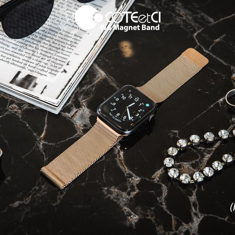 Купить Ремешок для Apple Watch 38мм - Coteetci W6 розовое золото по лучшей цене в Украине 🔔 ,  наш интернет - магазин гарантирует качество и быструю доставку вашего заказа 🚀