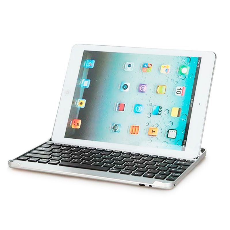 Купить Алюминиевая Bluetooth-клавиатура oneLounge EGGO для iPad Pro 9.7" | Air 2 | 1 | 9.7" (2017 | 2018) Black по лучшей цене в Украине 🔔 ,  наш интернет - магазин гарантирует качество и быструю доставку вашего заказа 🚀