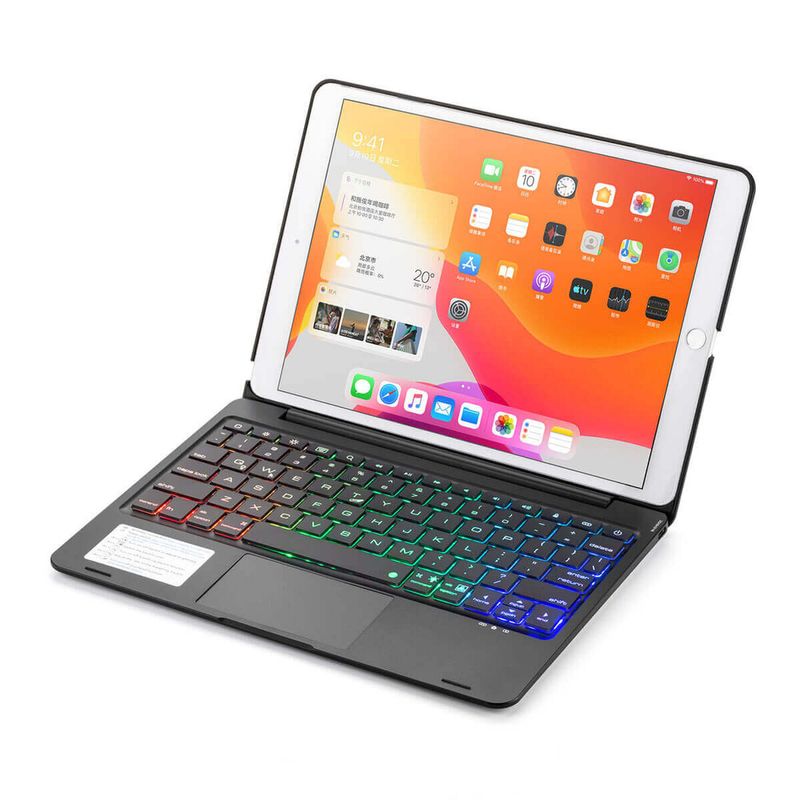 Купить Чохол-клавиатура oneLounge Bluetooth Keyboard touchpad для iPad 7 | 8 | 10.2" (2019 | 2020) по лучшей цене в Украине 🔔 ,  наш интернет - магазин гарантирует качество и быструю доставку вашего заказа 🚀