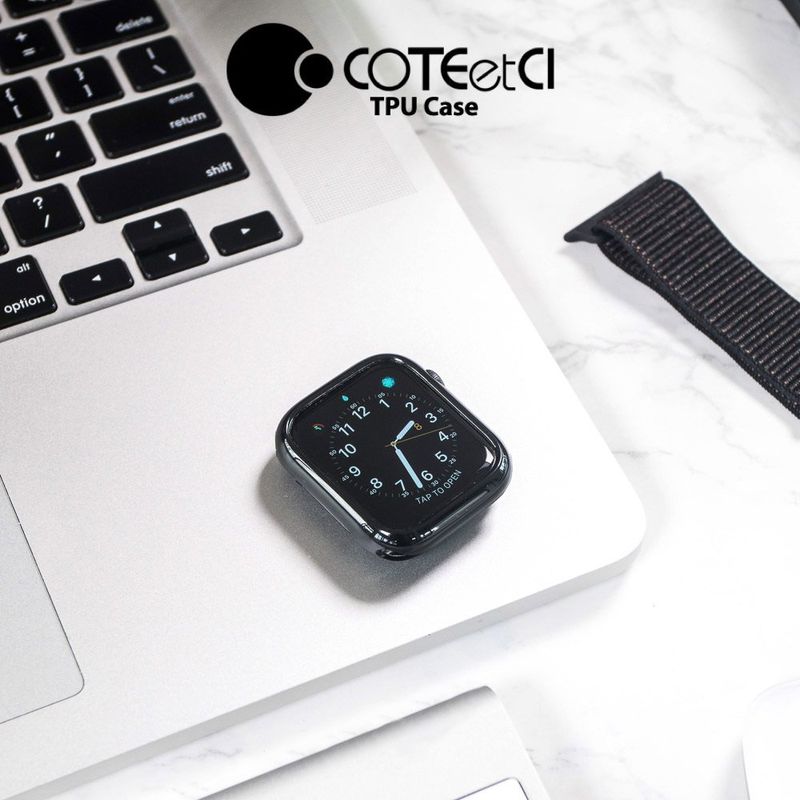 Купити Силіконовий чохол Coteetci TPU Case чорний для Apple Watch 4/5 44mm за найкращою ціною в Україні 🔔, наш інтернет - магазин гарантує якість і швидку доставку вашого замовлення 🚀
