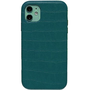 Купить Кожаный чехол Croco Leather для Apple iPhone 11 (6.1") по лучшей цене в Украине 🔔 ,  наш интернет - магазин гарантирует качество и быструю доставку вашего заказа 🚀