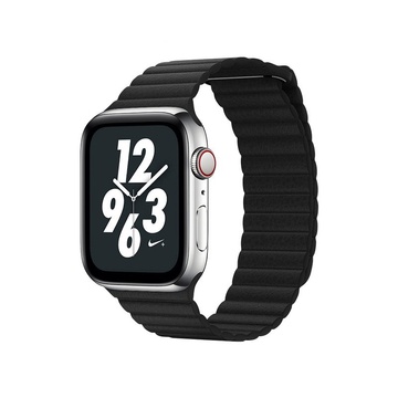 Купити Ремінець Coteetci W7 Leather Magnet Band чорний для Apple Watch 42mm/44mm за найкращою ціною в Україні 🔔, наш інтернет - магазин гарантує якість і швидку доставку вашого замовлення 🚀