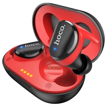Купить Беспроводные Bluetooth наушники Hoco ES41 Clear sound TWS Black-Red по лучшей цене в Украине 🔔 ,  наш интернет - магазин гарантирует качество и быструю доставку вашего заказа 🚀