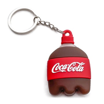 Силиконовый брелок с кольцом iLoungeMax Funny Cartoon Case Coca-Cola для AirTag