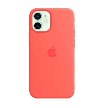 Купити Силіконовий чохол Apple Silicone Case MagSafe Pink Citrus (MHKP3) для iPhone 12 mini за найкращою ціною в Україні 🔔, наш інтернет - магазин гарантує якість і швидку доставку вашого замовлення 🚀