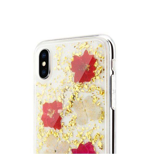 Купить Чехол SwitchEasy Flash Florid прозрачный с красными цветами для iPhone X/XS по лучшей цене в Украине 🔔 ,  наш интернет - магазин гарантирует качество и быструю доставку вашего заказа 🚀