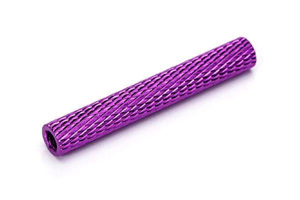 Стойка рифлёная 35мм для рам мультикоптеров (фиолетовый)