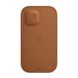 Шкіряний чохол-гаманець Apple Leather Sleeve with MagSafe Saddle Brown (MHYG3) для iPhone 12 Pro Max