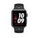 Ремешок iLoungeMax Nike Sport Band Anthracite | Black для Apple Watch 45mm | 44mm | 42mm SE | 7 | 6 | 5 | 4 | 3 | 2 | 1 OEM