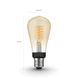 Розумна LED лампочка Philips Hue White Filament Edison ST64 E27 Apple HomeKit (1 шт.)