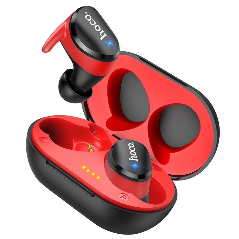 Купити Бездротові Bluetooth-навушники Hoco ES41 Clear sound TWS Black-Red за найкращою ціною в Україні 🔔, наш інтернет - магазин гарантує якість і швидку доставку вашого замовлення 🚀