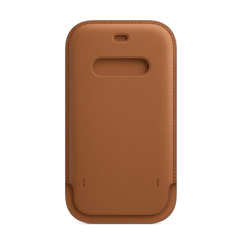Купить Кожаный чехол-бумажник Apple Leather Sleeve with MagSafe Saddle Brown (MHYG3) для iPhone 12 Pro Max по лучшей цене в Украине 🔔 ,  наш интернет - магазин гарантирует качество и быструю доставку вашего заказа 🚀