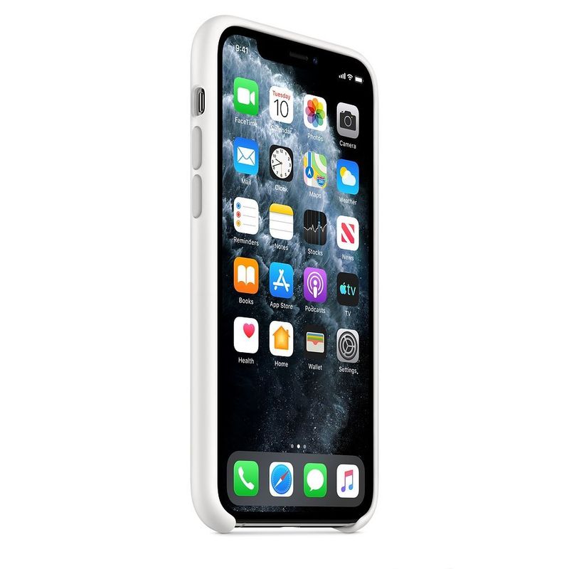 Купити Силіконовий білий чохол для iPhone Pro 11 за найкращою ціною в Україні 🔔, наш інтернет - магазин гарантує якість і швидку доставку вашого замовлення 🚀