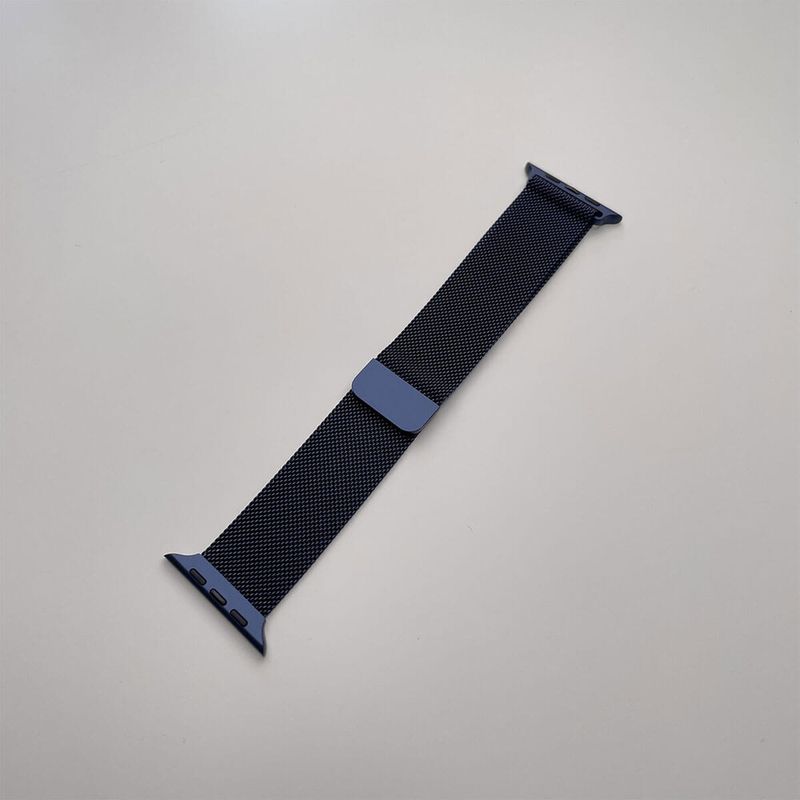Купить Ремешок oneLounge Milanese Loop Blue для Apple Watch 42mm | 44mm SE | 6 | 5 | 4 | 3 | 2 | 1 по лучшей цене в Украине 🔔 ,  наш интернет - магазин гарантирует качество и быструю доставку вашего заказа 🚀