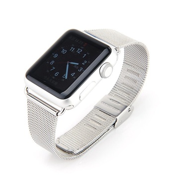 Купить Ремешок Coteetci W2 серебристый для Apple Watch 38/40 мм по лучшей цене в Украине 🔔 ,  наш интернет - магазин гарантирует качество и быструю доставку вашего заказа 🚀