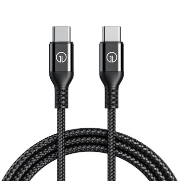 Купить Плетеный кабель oneLounge 1Power USB-C to USB-C 60W (1.2 m) по лучшей цене в Украине 🔔 ,  наш интернет - магазин гарантирует качество и быструю доставку вашего заказа 🚀