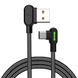 Зарядний кабель Mcdodo 90° Light Cable USB-A to USB-C з LED-індикацією 1.2 m