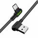 Зарядный кабель Mcdodo 90° Light Cable USB-A to USB-C с LED-индикацией 1.2m