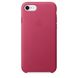 Кожаный чехол Apple Leather Case Pink Fuchsia (MQHG2) для iPhone 7 | 8 | SE 2020