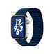 Ремешок Coteetci W7 Leather Magnet Band синий для Apple Watch 42mm/44mm