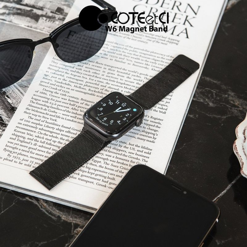Купить Ремешок для Apple Watch 42мм - Coteetci W6 черный по лучшей цене в Украине 🔔 ,  наш интернет - магазин гарантирует качество и быструю доставку вашего заказа 🚀
