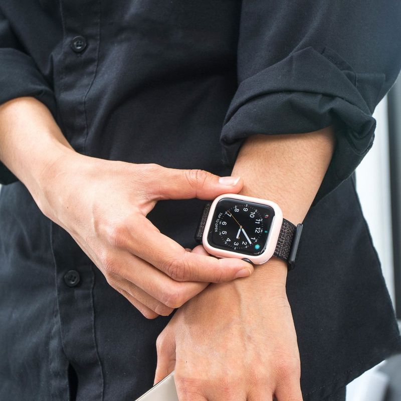 Купить Силиконовый чехол Coteetci TPU Case розовый для Apple Watch 4/5/6/SE 44mm по лучшей цене в Украине 🔔 ,  наш интернет - магазин гарантирует качество и быструю доставку вашего заказа 🚀