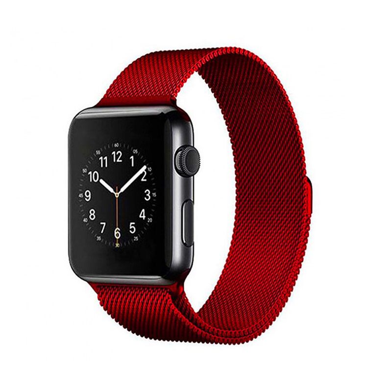 Купити Ремінець oneLounge Milanese Loop Red Apple Watch 42mm | 44mm SE| 6 | 5 | 4 | 3 | 2 | 1 за найкращою ціною в Україні 🔔, наш інтернет - магазин гарантує якість і швидку доставку вашого замовлення 🚀