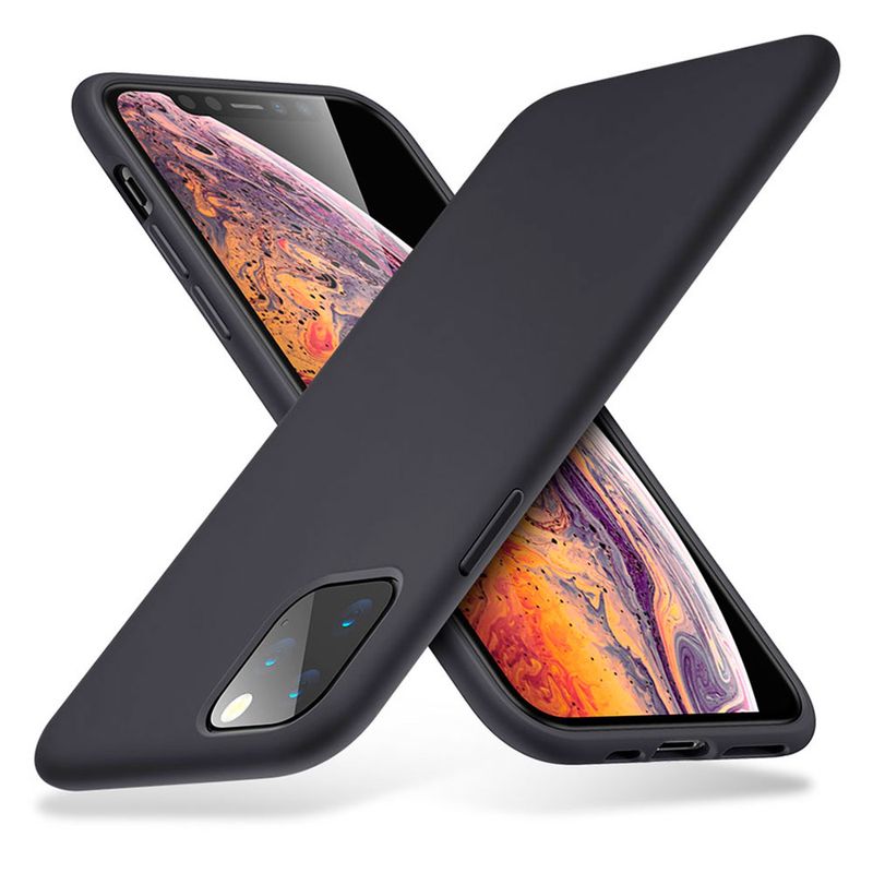 Купить Черный силиконовый чехол ESR Yippee Color Black для iPhone 11 Pro Max по лучшей цене в Украине 🔔 ,  наш интернет - магазин гарантирует качество и быструю доставку вашего заказа 🚀