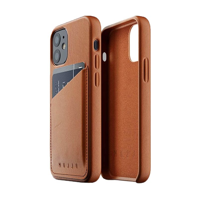 Купить Кожаный чехол MUJJO Full Leather Wallet Case Tan для iPhone 12 mini по лучшей цене в Украине 🔔 ,  наш интернет - магазин гарантирует качество и быструю доставку вашего заказа 🚀