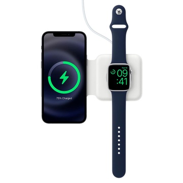 Купить Зарядное устройство Apple MagSafe Duo Charge для iPhone | AirPods | Apple Watch (MHXF3) по лучшей цене в Украине 🔔 ,  наш интернет - магазин гарантирует качество и быструю доставку вашего заказа 🚀
