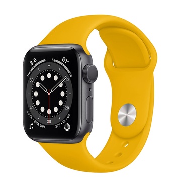 Купити Ремінець oneLounge Sport Band 38mm | 40mm Yellow для Apple Watch SE| 6 | 5 | 4 | 3 | 2 | 1 OEM за найкращою ціною в Україні 🔔, наш інтернет - магазин гарантує якість і швидку доставку вашого замовлення 🚀