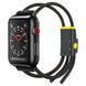 Ремешок Baseus Let's Go Cord Watch Strap серый + желтый для Apple Watch Series 3/4/5/6/SE 38mm/40mm
