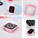 Силиконовый чехол Coteetci Liquid Case розовый для Apple Watch 4/5/6/SE 40mm