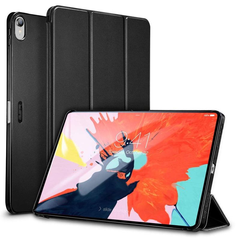 Купить Чехол ESR Yippee Color Trifold Smart Case Black для iPad Pro 12.9" (2018) по лучшей цене в Украине 🔔 ,  наш интернет - магазин гарантирует качество и быструю доставку вашего заказа 🚀