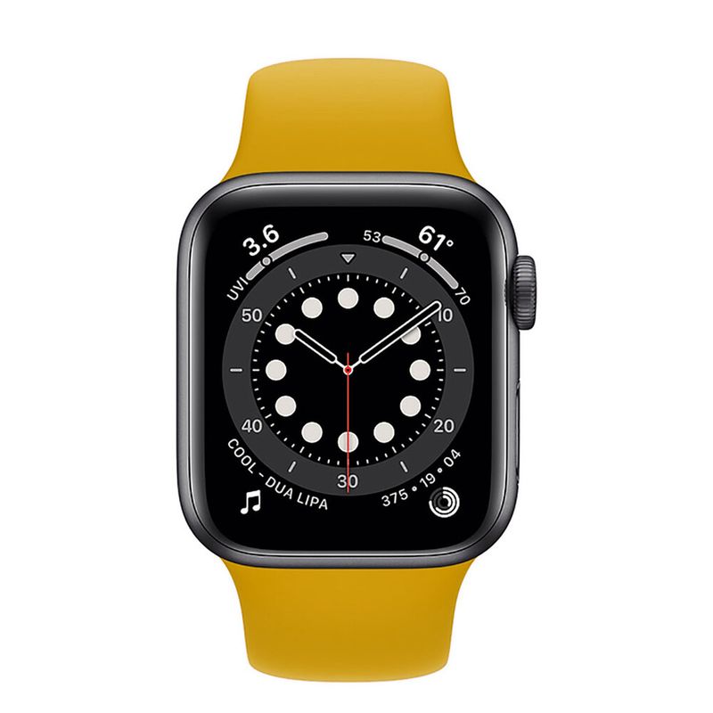 Купить Ремешок oneLounge Sport Band 38mm | 40mm Yellow для Apple Watch SE | 6 | 5 | 4 | 3 | 2 | 1 OEM по лучшей цене в Украине 🔔 ,  наш интернет - магазин гарантирует качество и быструю доставку вашего заказа 🚀