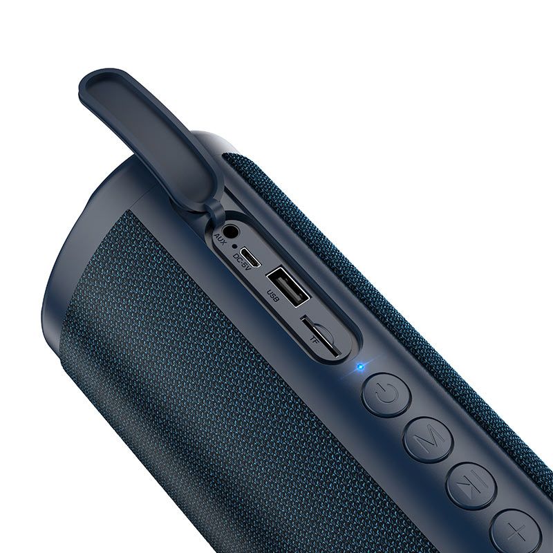 Купити Портативна Bluetooth колонка Hoco HC4 Bella sports з вологозахистом IPX5 (BT 5.0, AUX, USB, MicroSD) Dark Blue за найкращою ціною в Україні 🔔, наш інтернет - магазин гарантує якість і швидку доставку вашого замовлення 🚀