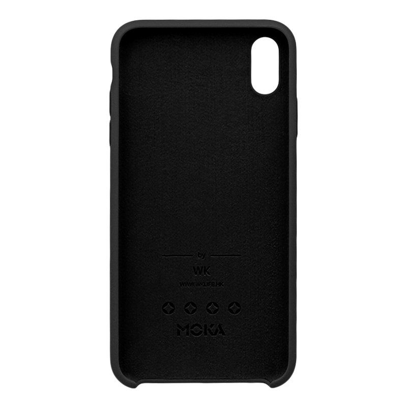 Купити Силіконовий чохол WK Design Moka чорний для iPhone XS Max за найкращою ціною в Україні 🔔, наш інтернет - магазин гарантує якість і швидку доставку вашого замовлення 🚀