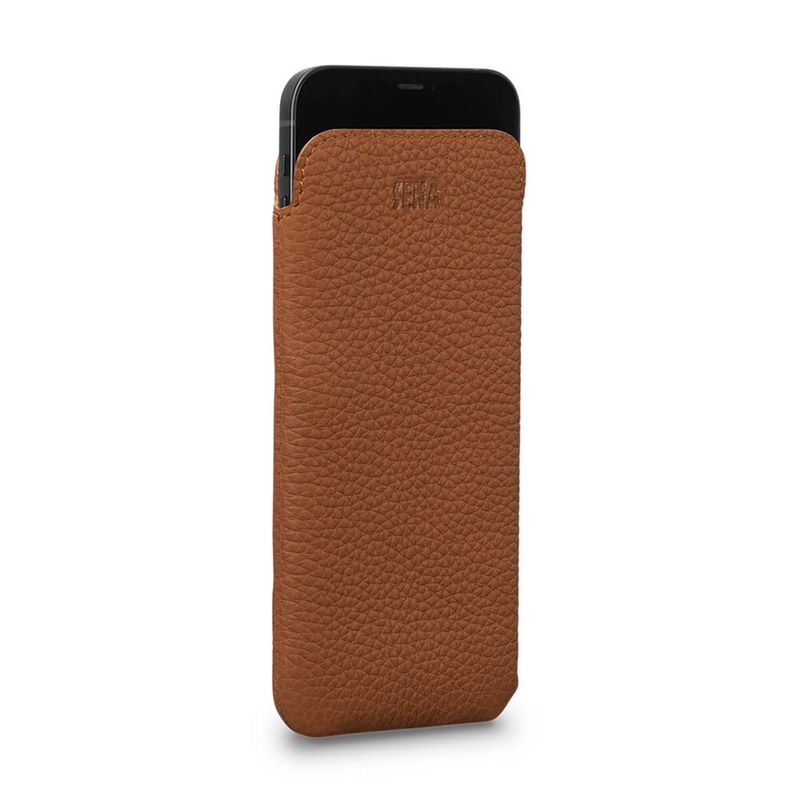 Купить Кожаный чехол-карман Sena UltraSlim Tan для iPhone 12 mini по лучшей цене в Украине 🔔 ,  наш интернет - магазин гарантирует качество и быструю доставку вашего заказа 🚀