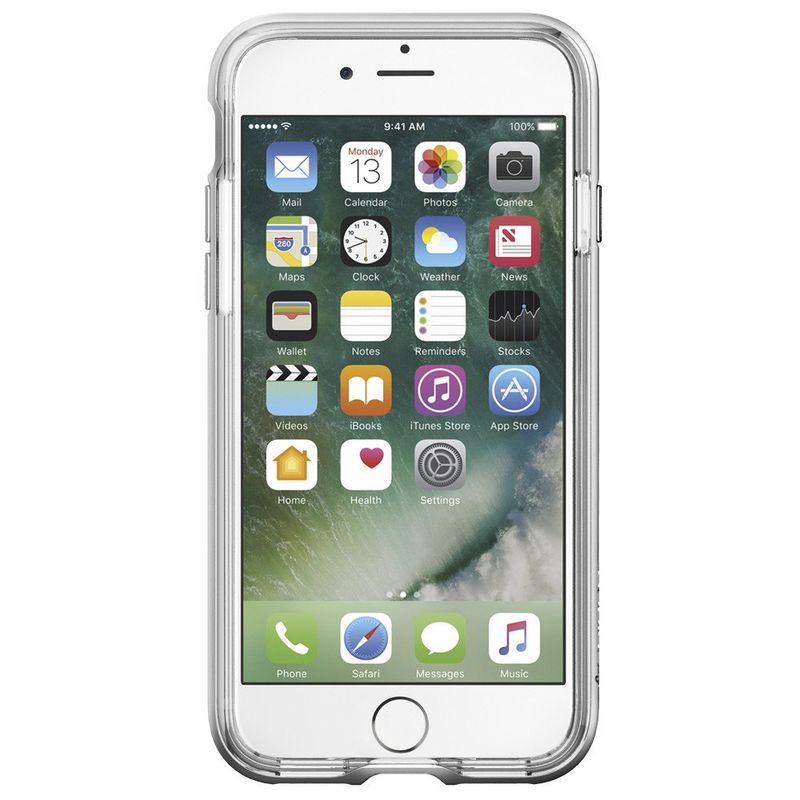 Купить Чехол Spigen Neo Hybrid Crystal Satin Silver для iPhone 7 | 8 | SE 2020 по лучшей цене в Украине 🔔 ,  наш интернет - магазин гарантирует качество и быструю доставку вашего заказа 🚀