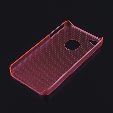 Купить Розовый прозрачный пластиковый чехол oneLounge Dotted для iPhone 4 | 4S по лучшей цене в Украине 🔔 ,  наш интернет - магазин гарантирует качество и быструю доставку вашего заказа 🚀