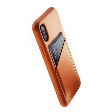 Купить Кожаный чехол MUJJO Leather Wallet Case Tan для iPhone X | XS по лучшей цене в Украине 🔔 ,  наш интернет - магазин гарантирует качество и быструю доставку вашего заказа 🚀