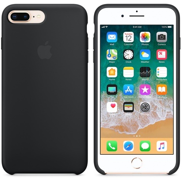 Купить Черный силиконовый чехол Apple Silicone Case Black (MQGW2) для iPhone 8 Plus | 7 Plus по лучшей цене в Украине 🔔 ,  наш интернет - магазин гарантирует качество и быструю доставку вашего заказа 🚀