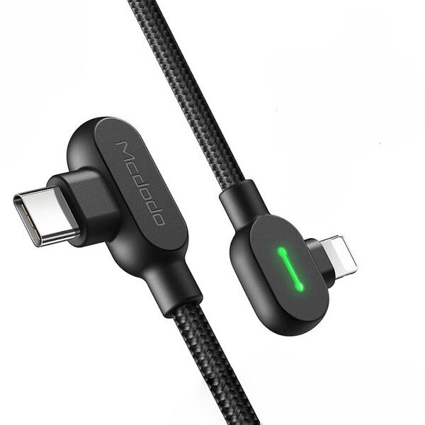 Купити Зарядний кабель для iPhone Mcdodo PD Fast USB Charging-C to Lightning LED-індикацією 1.2 m за найкращою ціною в Україні 🔔, наш інтернет - магазин гарантує якість і швидку доставку вашого замовлення 🚀